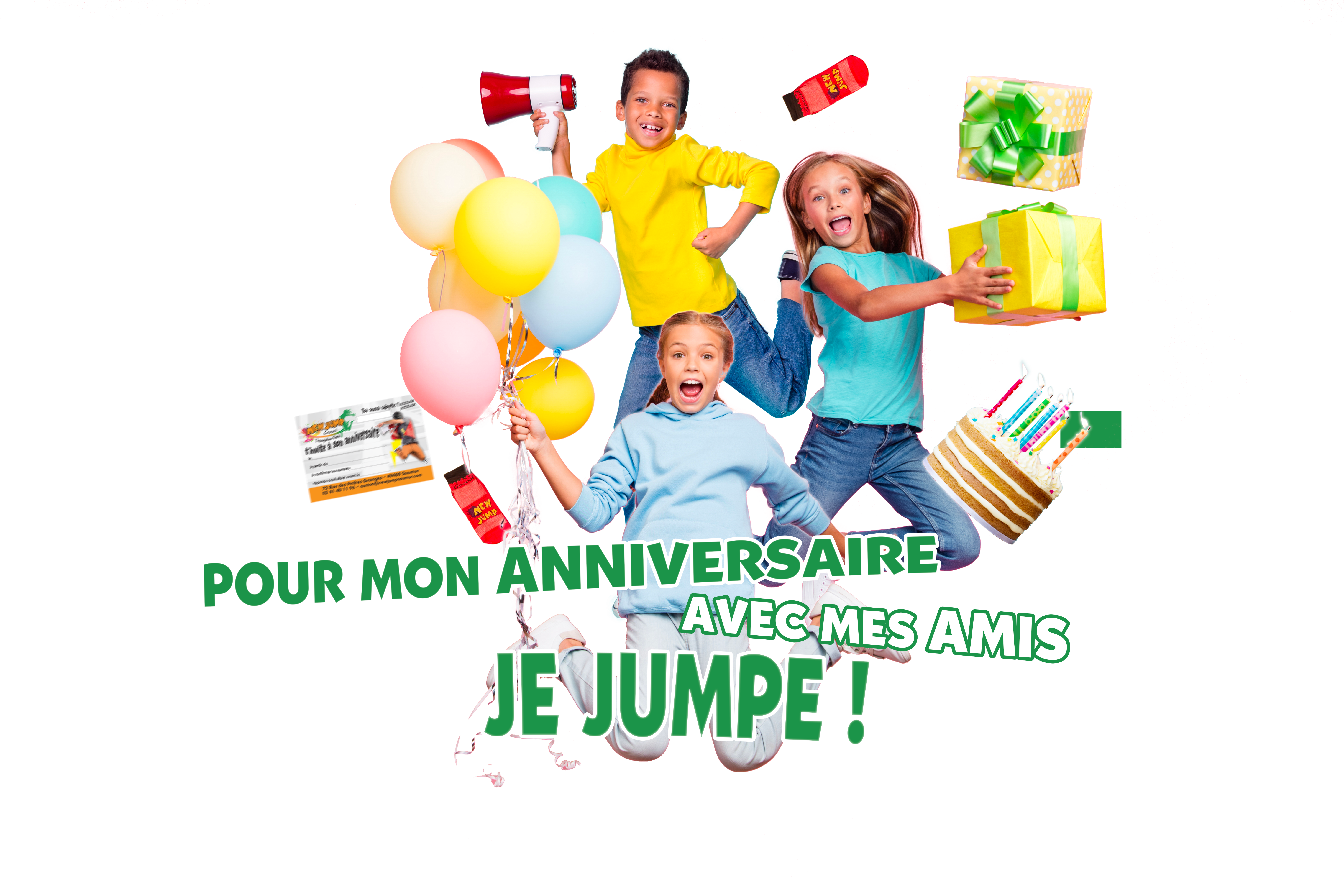 Anniversaire entre amis au trampoline park New Jump Langon