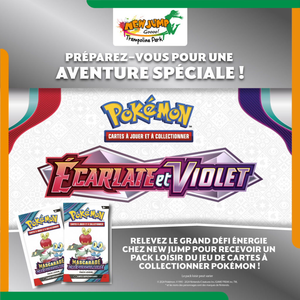 Les Pokémon arrivent à New Jump Langon
