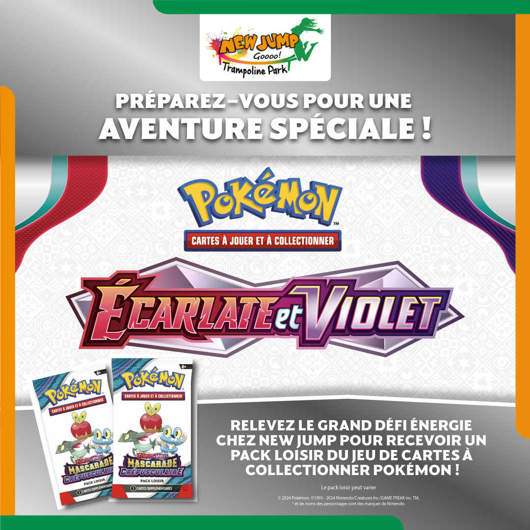 Les Pokémon arrivent à New Jump Langon