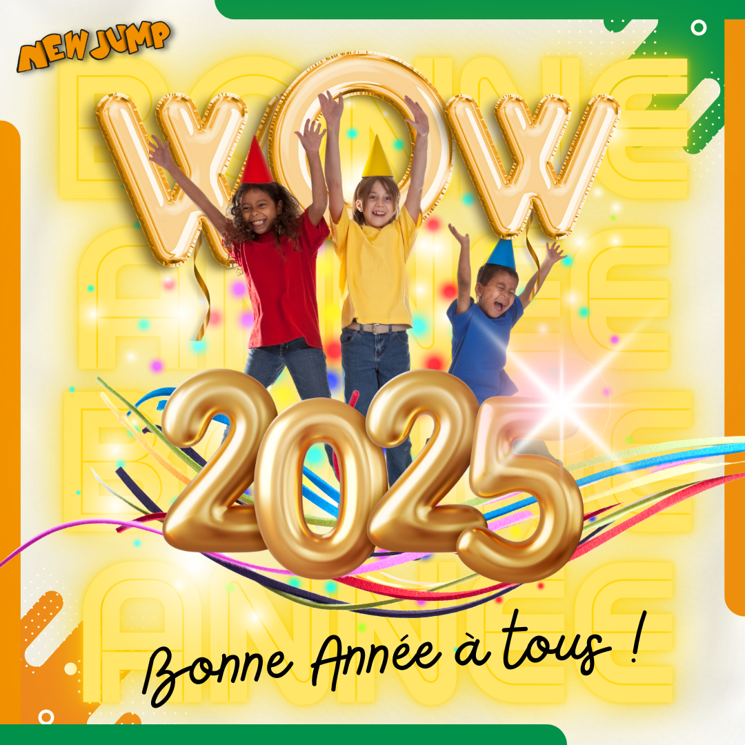 Bonne année du trampoline park New Jump Langon