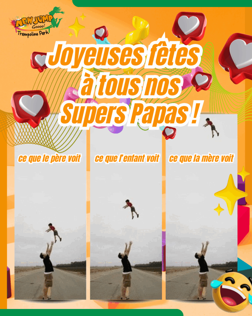 Fête des pères au trampoline park New Jump Langon