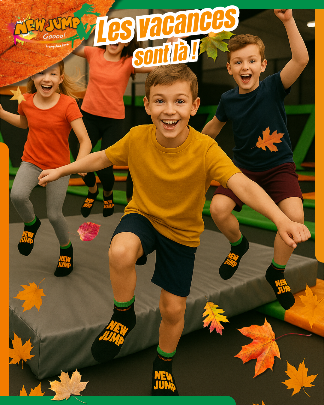 Vacances au trampoline park New Jump Langon