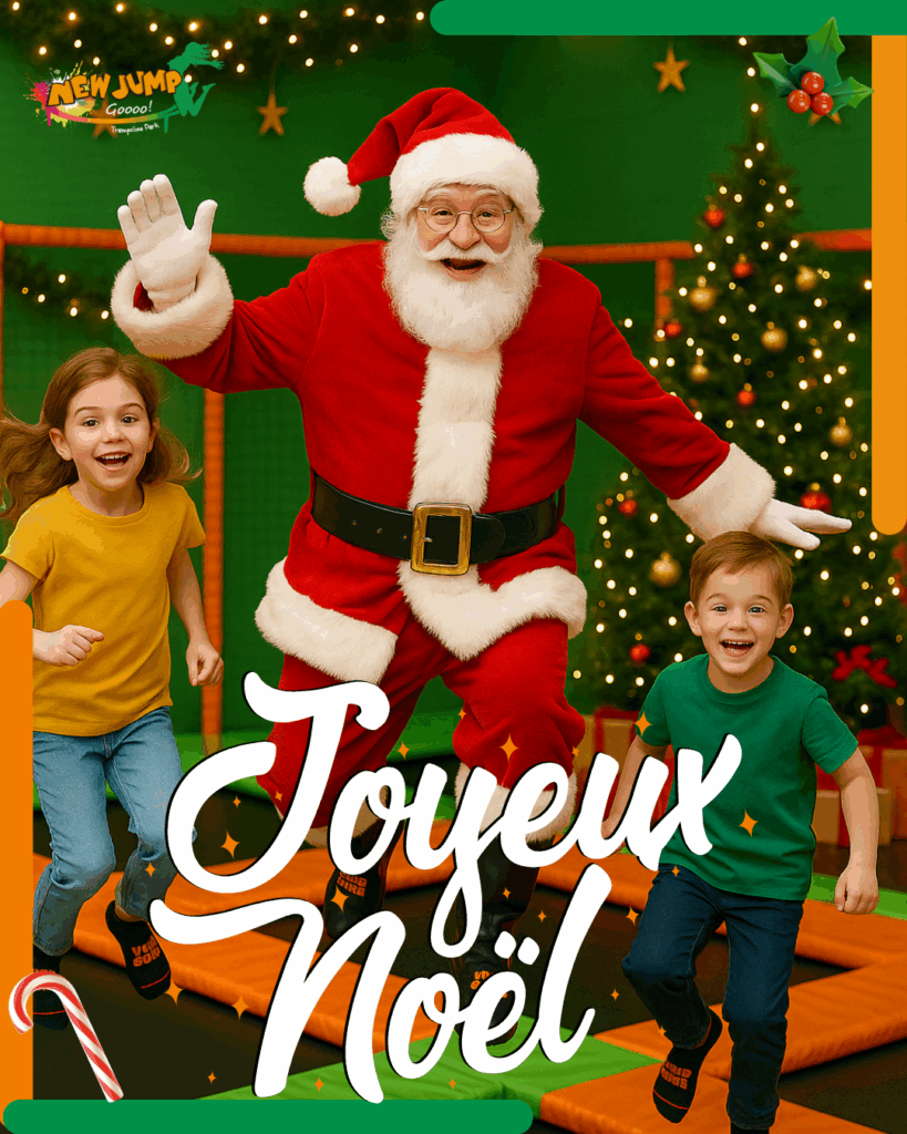 Joyeux Noël du trampoline park New Jump Langon