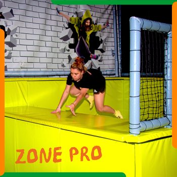 Espace du trampoline park New Jump Langon